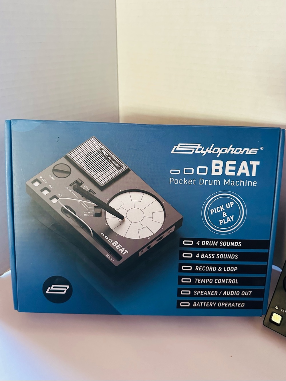 Stylophone Beat Pocket Drum Machine - Blue